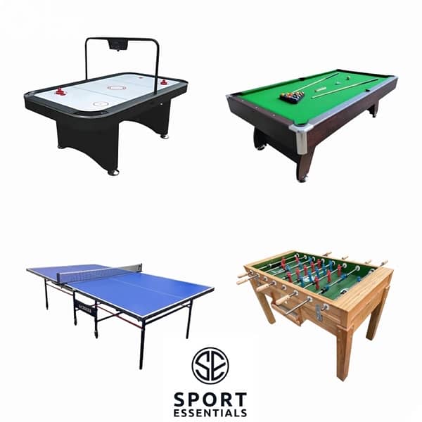 Billiard Pool Table, Air Hockey, Baby Foot Soccer Table, Ping Pong 0