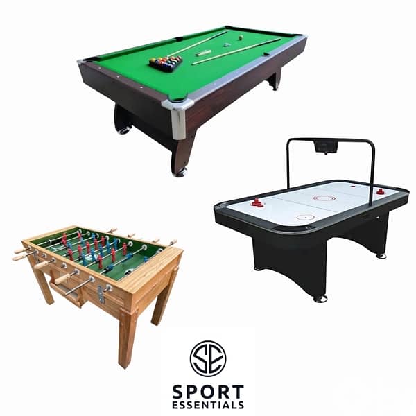 Billiard Pool Table, Air Hockey, Baby Foot ZAYN  Soccer Table 0