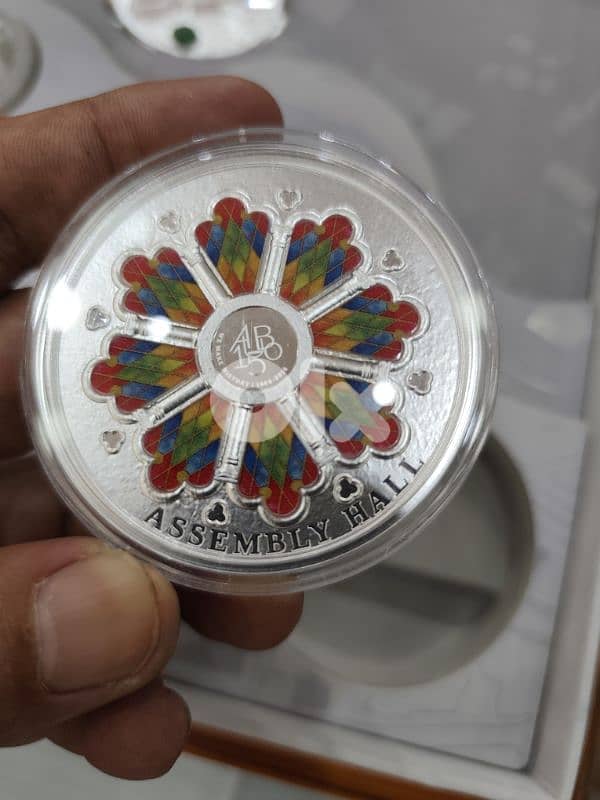 aub 999 silver,5 items pur silver,150 years university foundation,2016 1