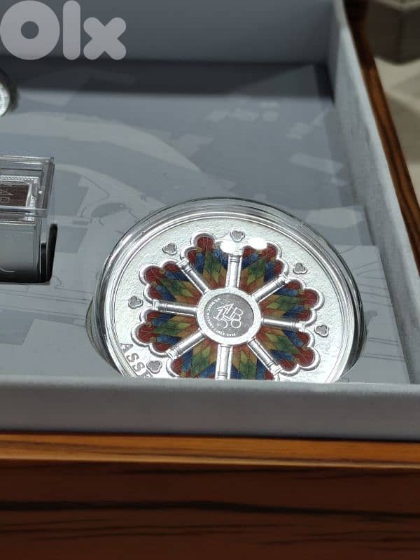 aub 999 silver,5 items pur silver,150 years university foundation,2016 4