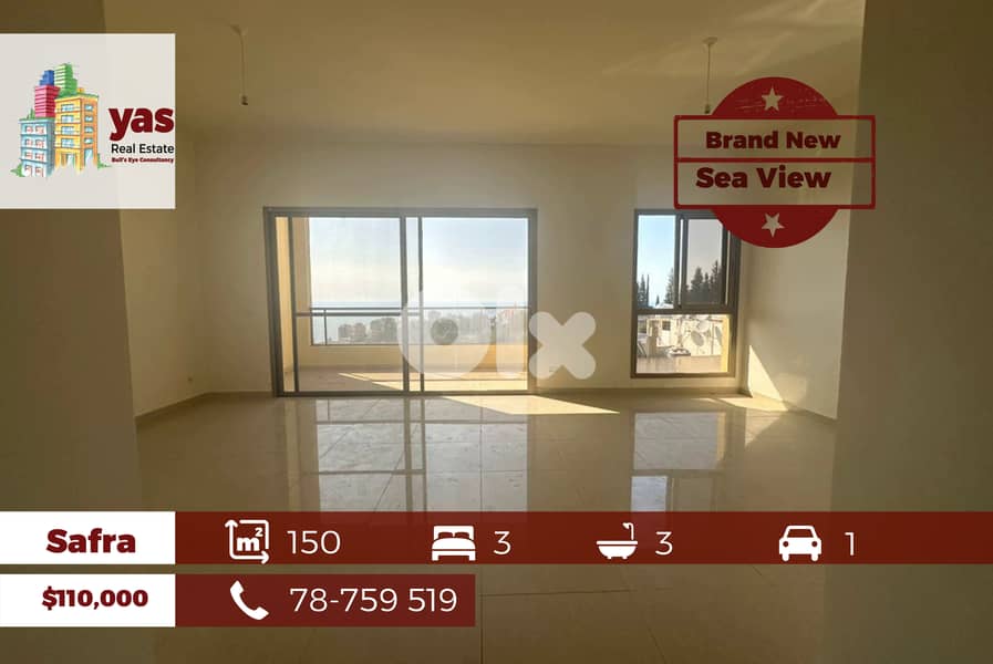 Safra 150m2 | Brand New | Sea View | Luxury | PA 0