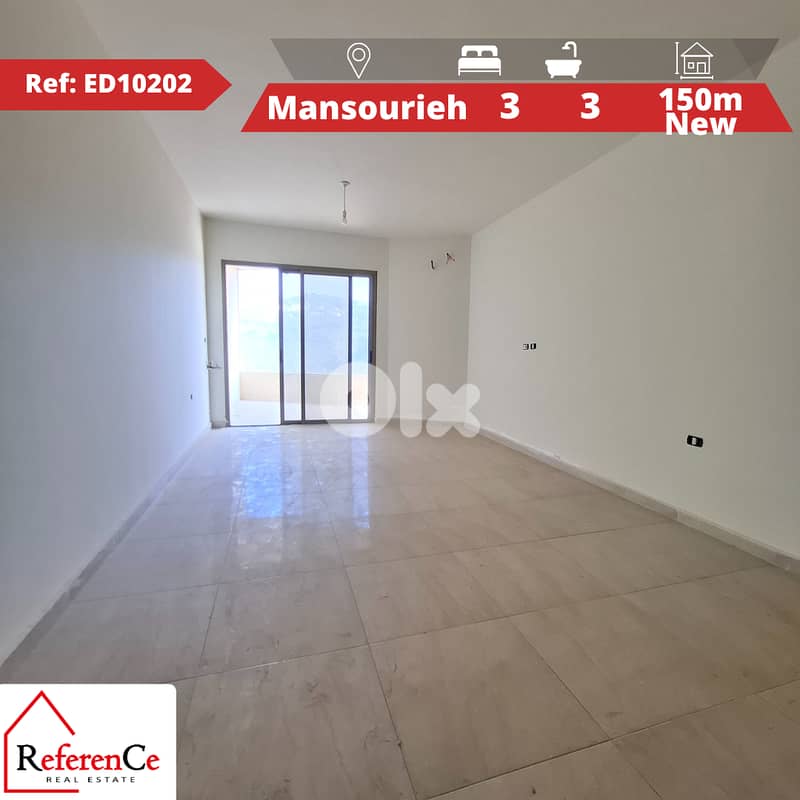 Brand New Apartment in Mansourieh شقة جديدة في المنصورية 0