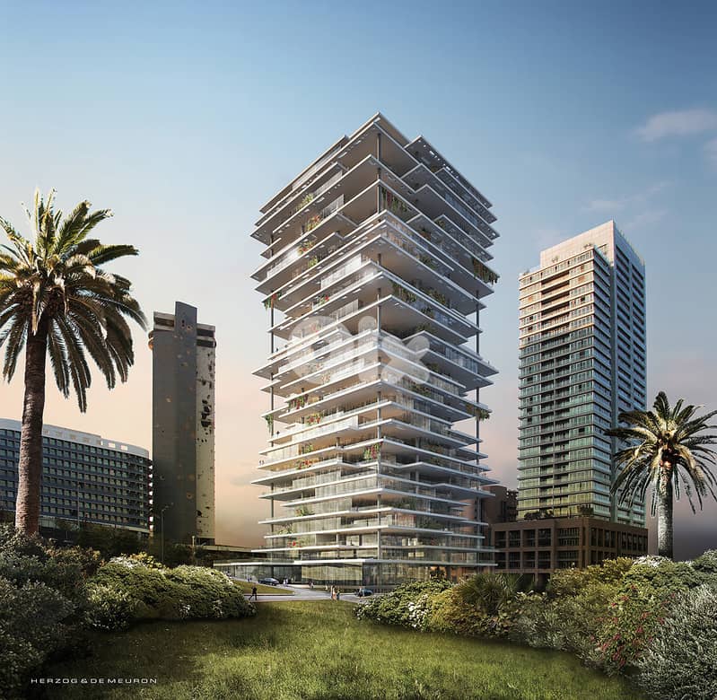 FULLY FURNISHED IN BEIRUT TERRACES / FULL SEA VIEW / 3 BEDROOMS / (CM) 0