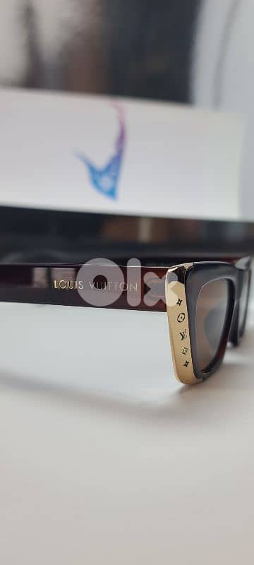 Louis Vuitton Fame Cat Eye Sunglasses Brown 1