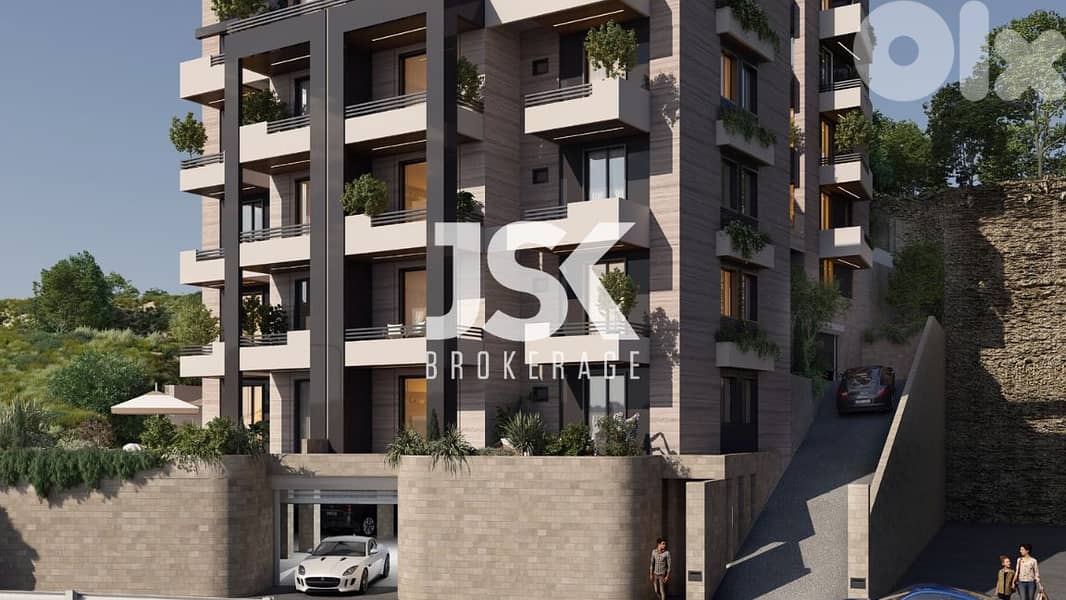 L18577-Under-Construction Apartment With Terrace For Sale in Hboub 0