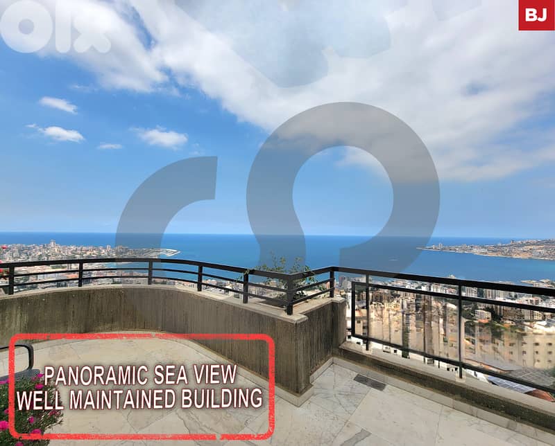Sea View -Well maintained building -sahel alma/ساحل علما REF#BJ123790 0