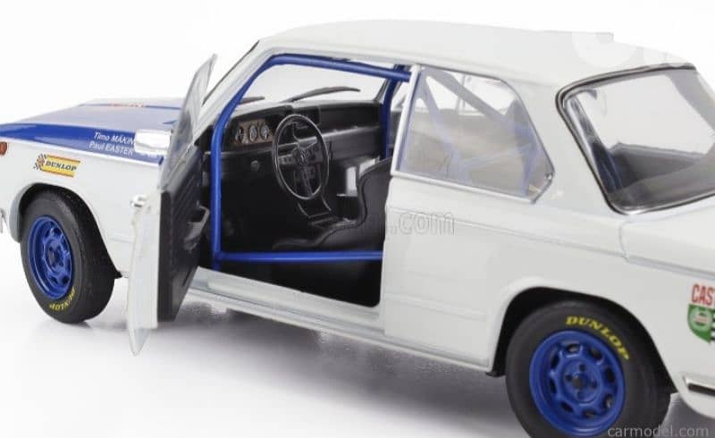 BMW 2002 ti (Rally Monte Carlo 1969) diecast car model 1;18 6