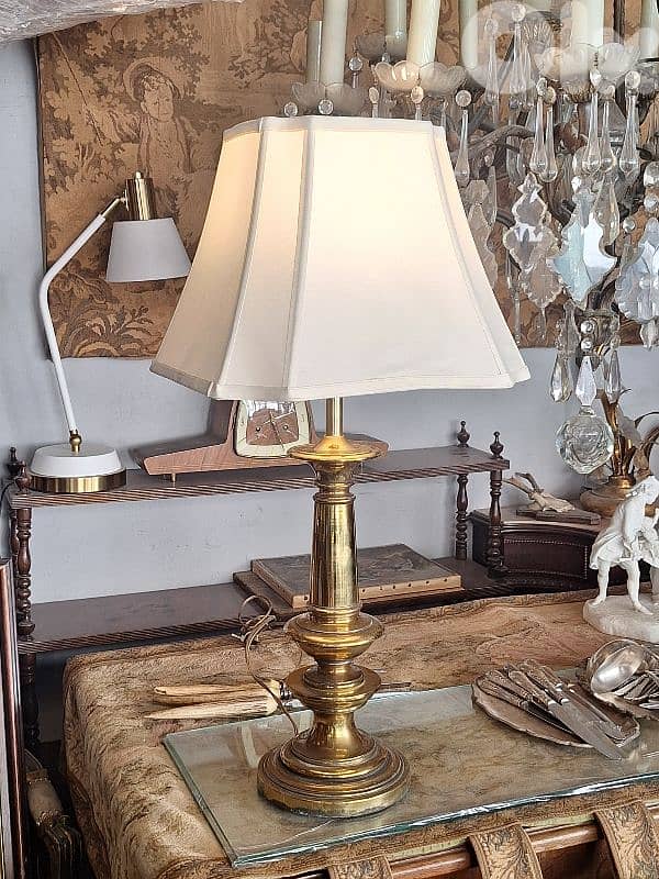 English brass lamp 1