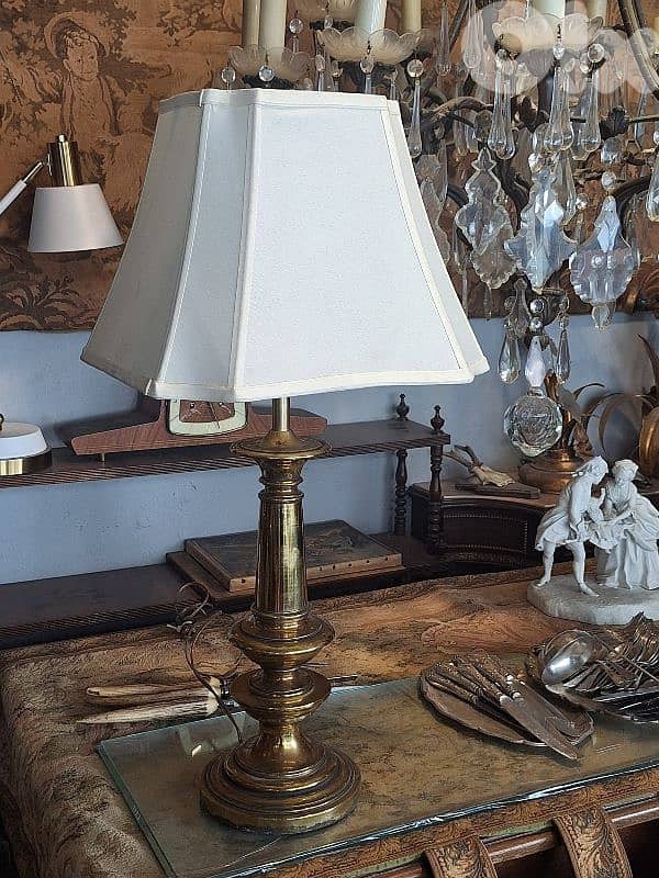 English brass lamp 3