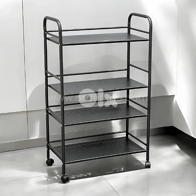Portable Storage Cart with Wheels – 3/4/5 Tiers for Kitchen & Bathroom 9
