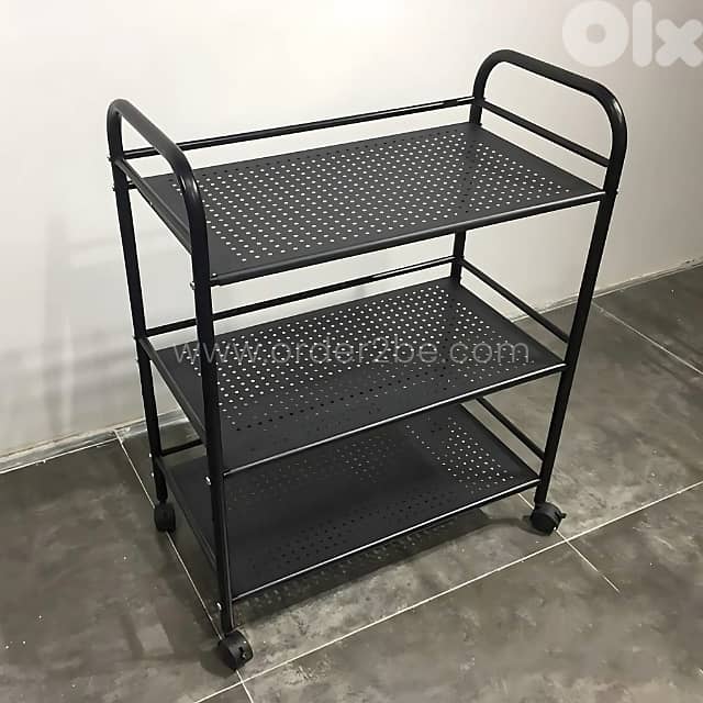 Portable Storage Cart with Wheels – 3/4/5 Tiers for Kitchen & Bathroom 10