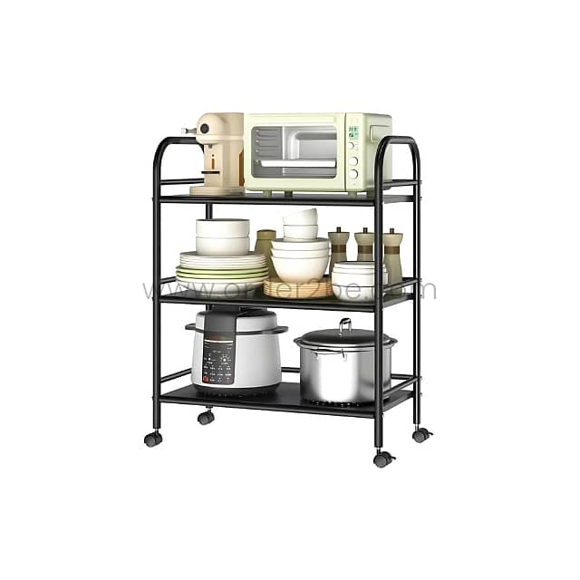 Portable Storage Cart with Wheels – 3/4/5 Tiers for Kitchen & Bathroom 15