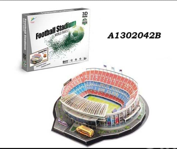 3D puzzle camp Nou football stadium 0