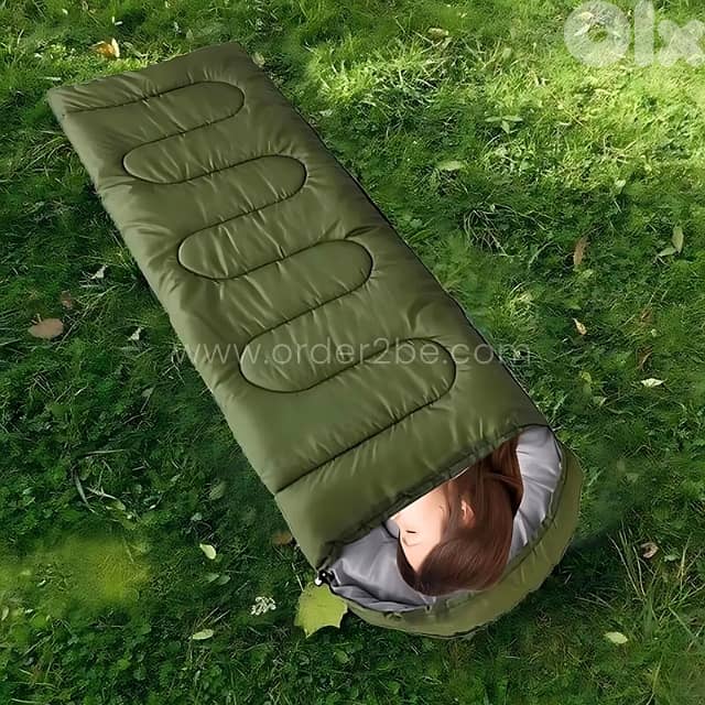 2-in-1 Sleeping Bag & Quilt – Lightweight, Unzips to Blanket, 3-Season 1