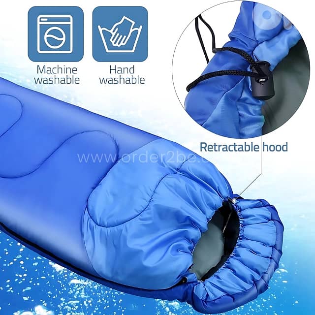 2-in-1 Sleeping Bag & Quilt – Lightweight, Unzips to Blanket, 3-Season 5