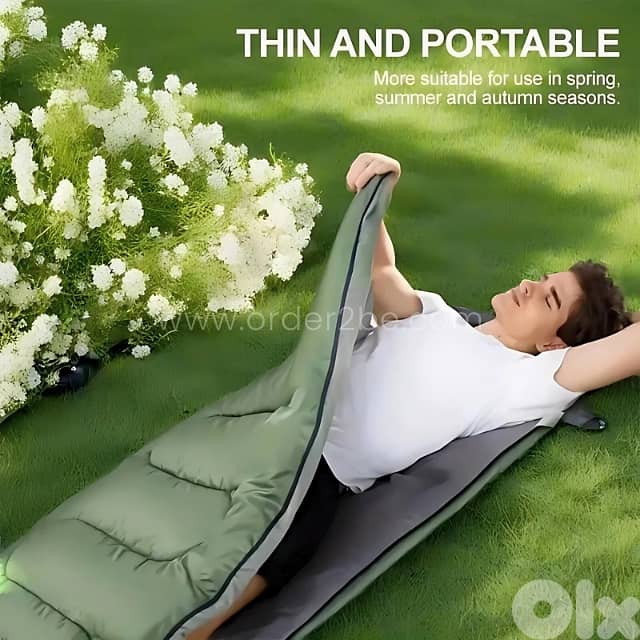 2-in-1 Sleeping Bag & Quilt – Lightweight, Unzips to Blanket, 3-Season 8