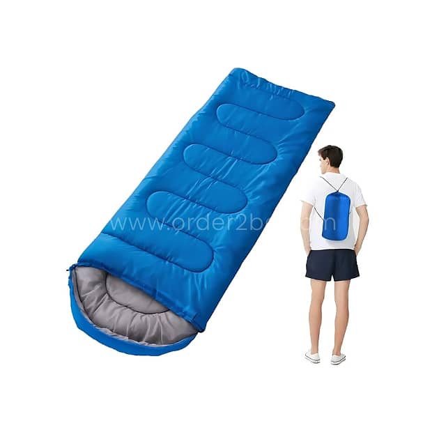 2-in-1 Sleeping Bag & Quilt – Lightweight, Unzips to Blanket, 3-Season 13