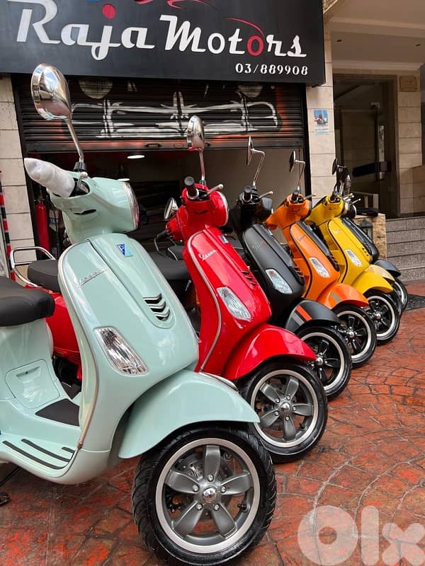 starting prices 1750$ to 2300$ vespas Vxl sxl 3 V tech 2025/24 okm 0