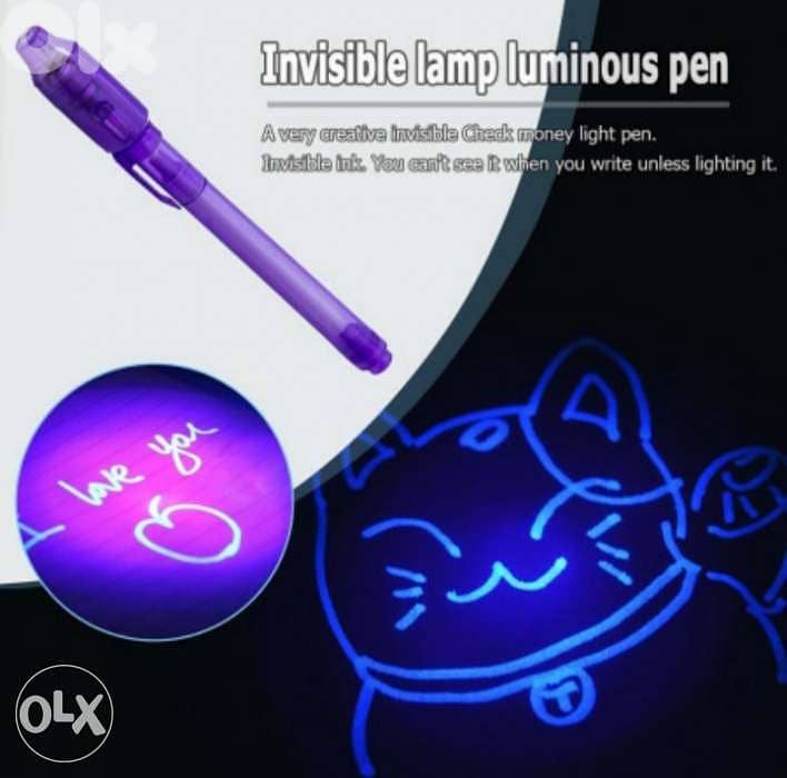 Secret message light pen 3$ 5
