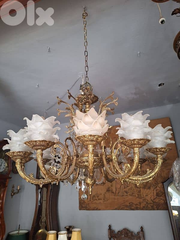 bronze antique chandelier 0