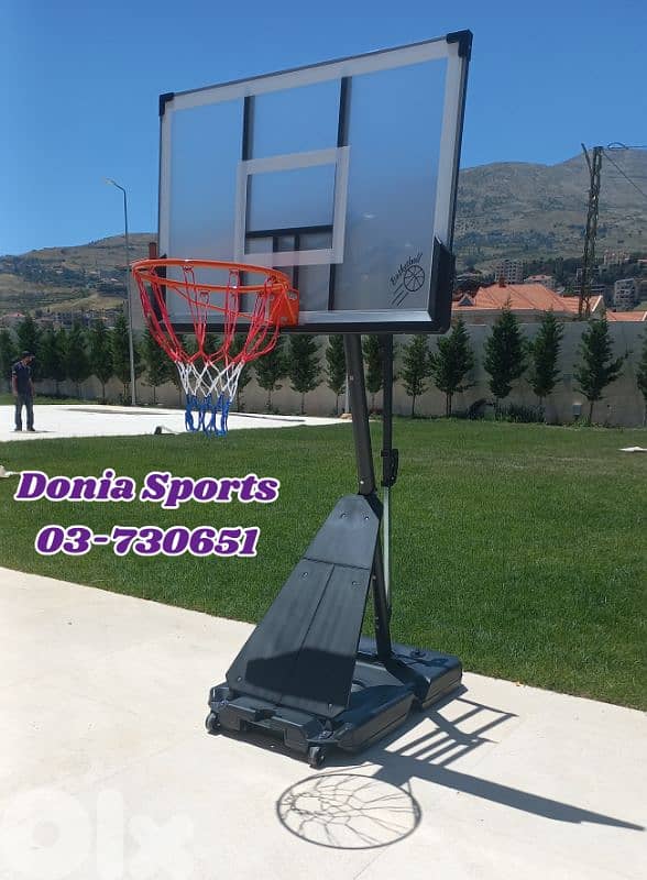 only 280$ movable basketball hoop (Backboard 120x80cm) 0