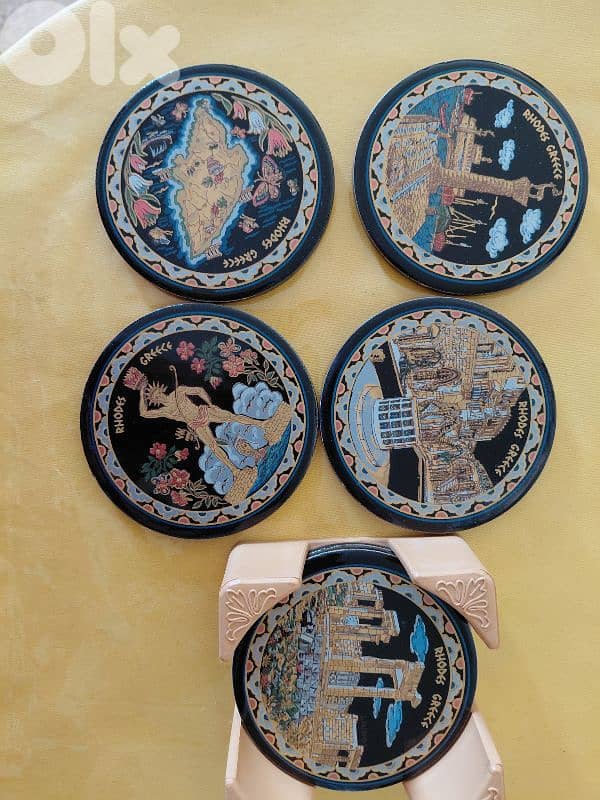 sous verres en porcelaine 0