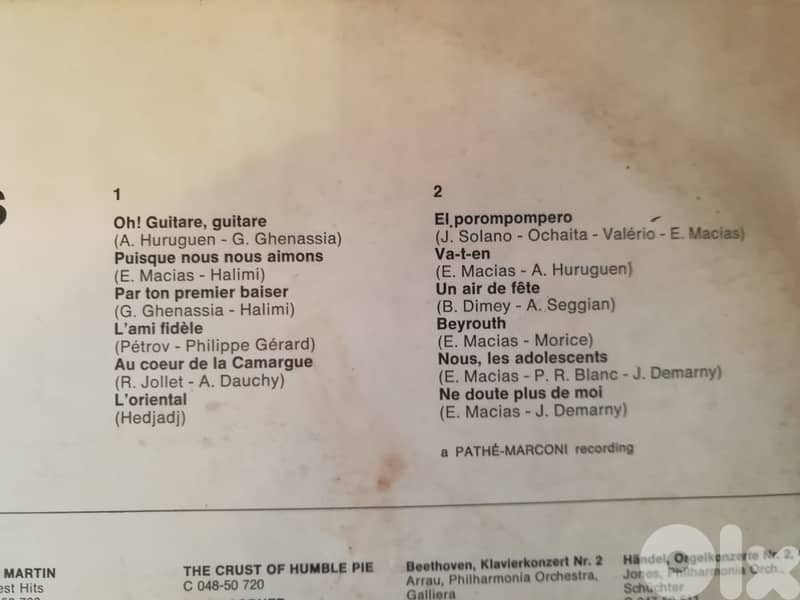 Enrico Macias – El Porompompero vinyl lp 1