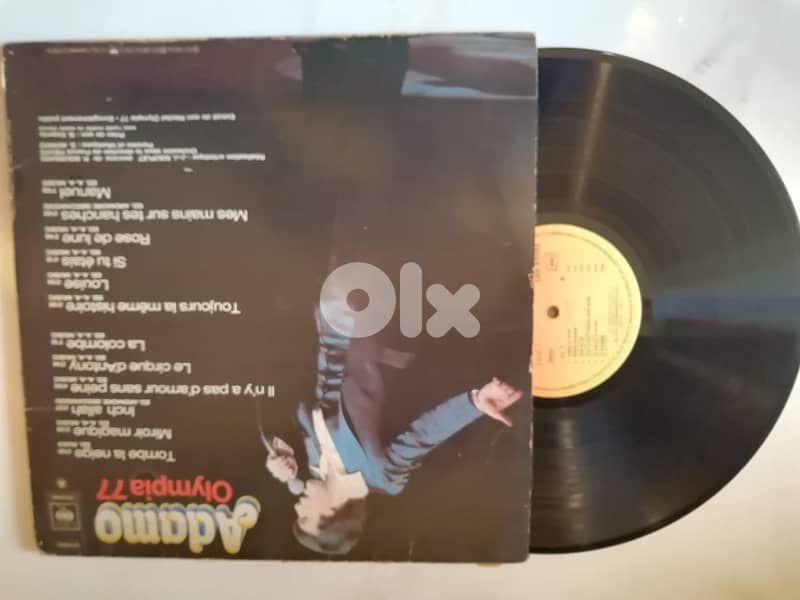 Salvatore Adamo – En El Olympia vinyl album gatefold 1
