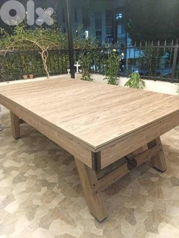 Pool Table 3 in 1 table tennis / Dinning top 3