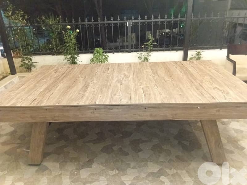 Pool Table 3 in 1 table tennis / Dinning top 4