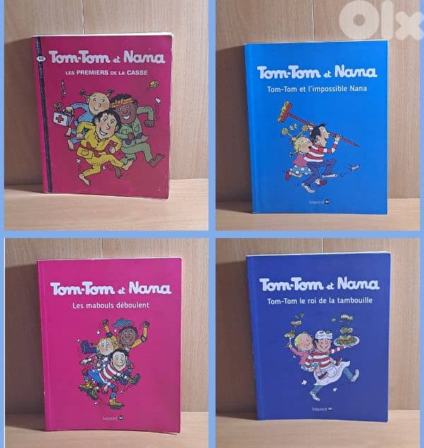 Tom-Tom et Nana 4 volumes , excellent condition 0