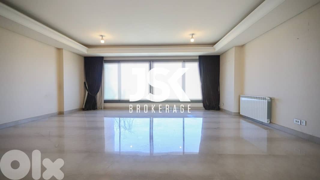 L18608-3-Bedroom Apartment with Mountain & Sea View For Rent in Hamra, 0