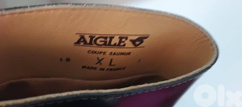 aigle shoes equitation leather genuine 2