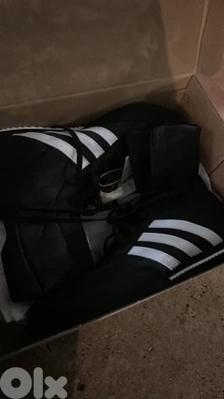 original addidas boxing shoes box hog size 42.5 1