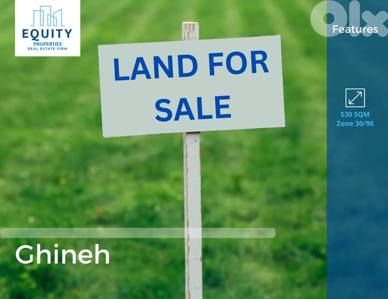 530 SQM Land For Sale In Ghineh Prime Location #RR1841159 0