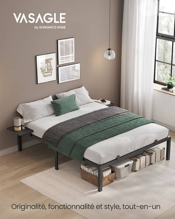 steel bed frames 140/160 cm available 0