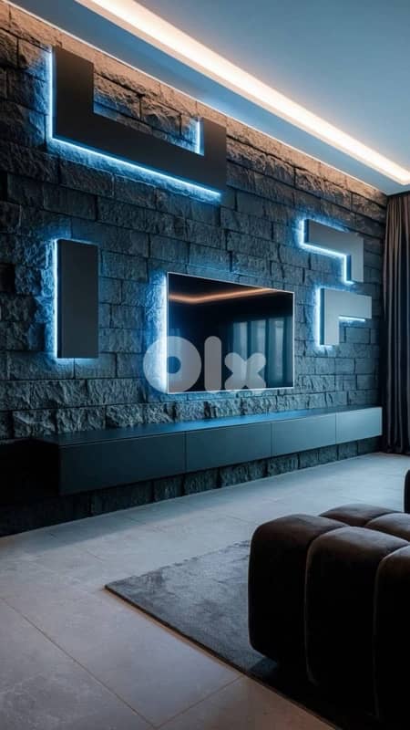 ديكورات جدران واسقف مستعارة جبسم بورد 0