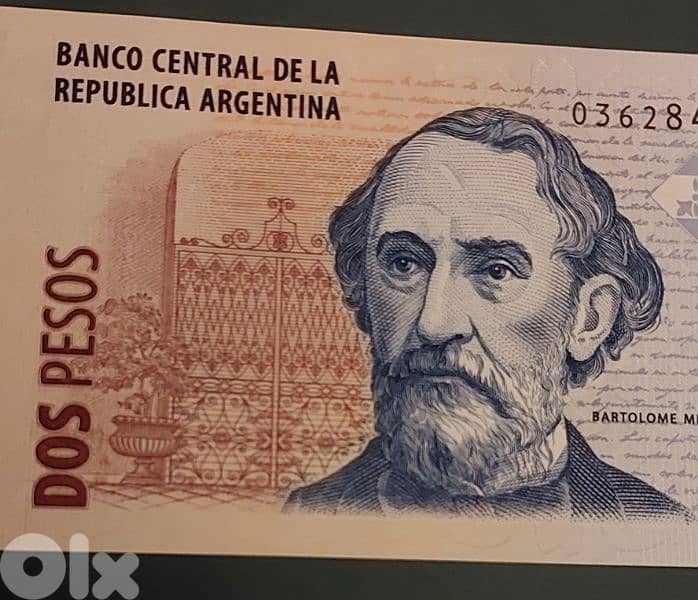 Argentina 2 Pesos 1997 UNC 0