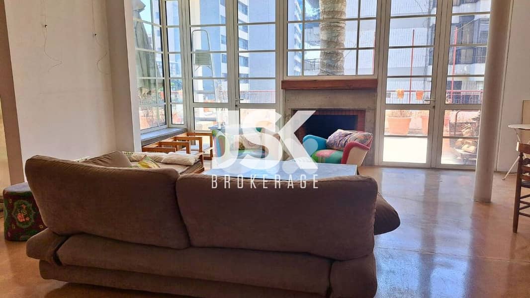 L18642-Spacious & Unique Apartment with Terrace For Sale in Mar Elias, 0