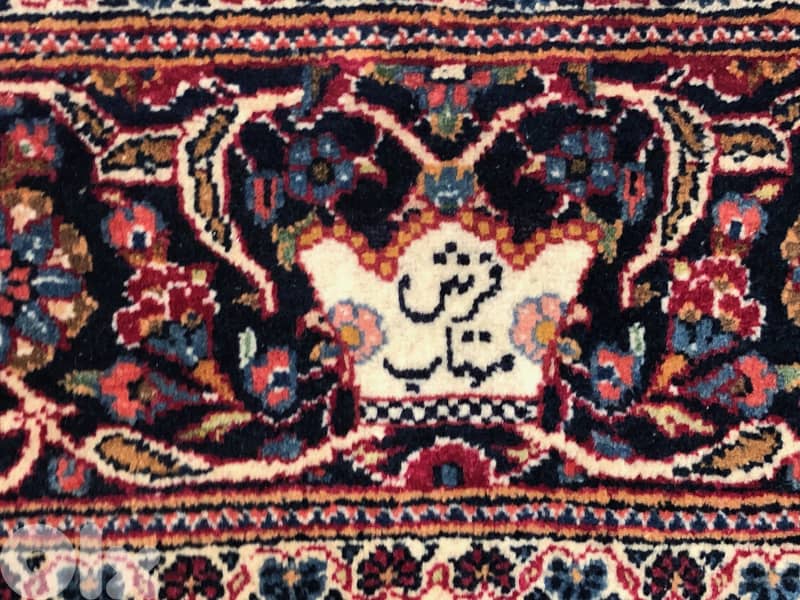 HandknottedPersian Kashan carpet 2