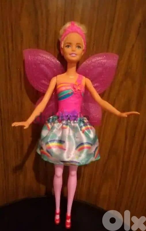 Barbie DREAMTOPIA FLYING WINGS FAIRY Mattel Good doll, no fly wings 1
