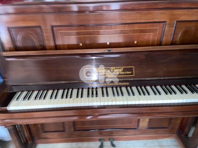 Bogs & Voigt Piano - Rare and Fully Intact 4