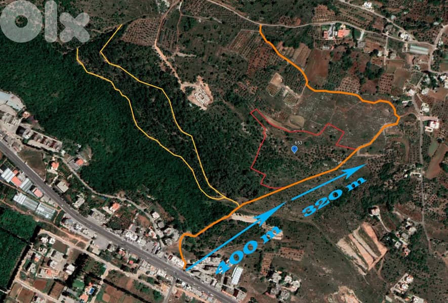 Land in Zefta/Kfawra facing highway 2