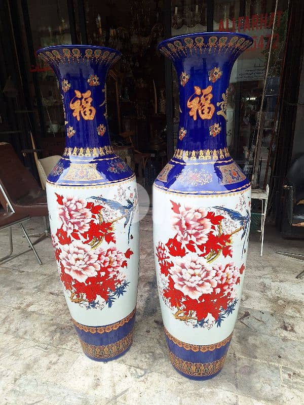 vase Chinese big size 150 cm two pieces 0
