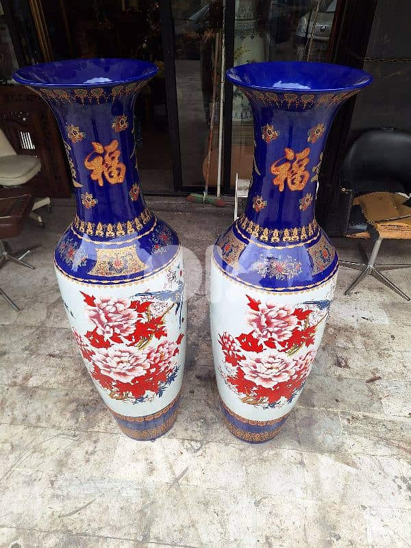 vase Chinese big size 150 cm two pieces 2