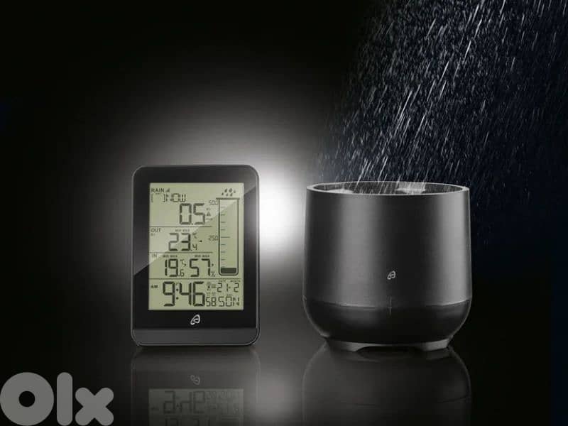 auriol weather station with rain gauge 0