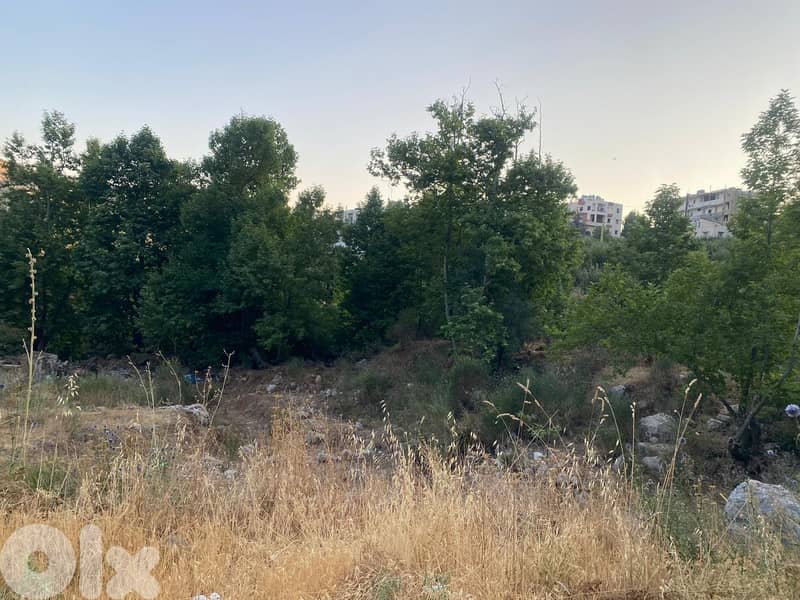 1155m2 land+mountain view 4sale in Hrajel - أرض للبيع في حراجل 1