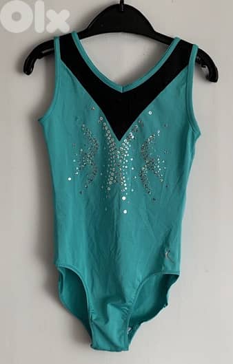 Domyos Turquoise Gymnastics Leotard - Age 10-12 0