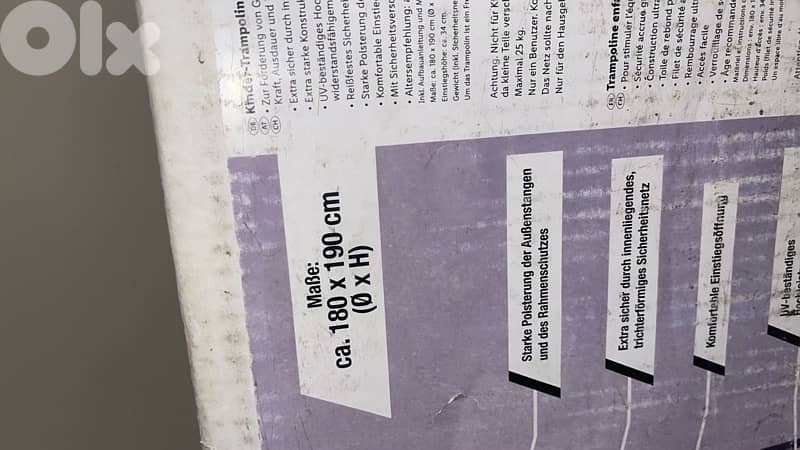 CRIVIT trampoline, Ø 180 cm 2