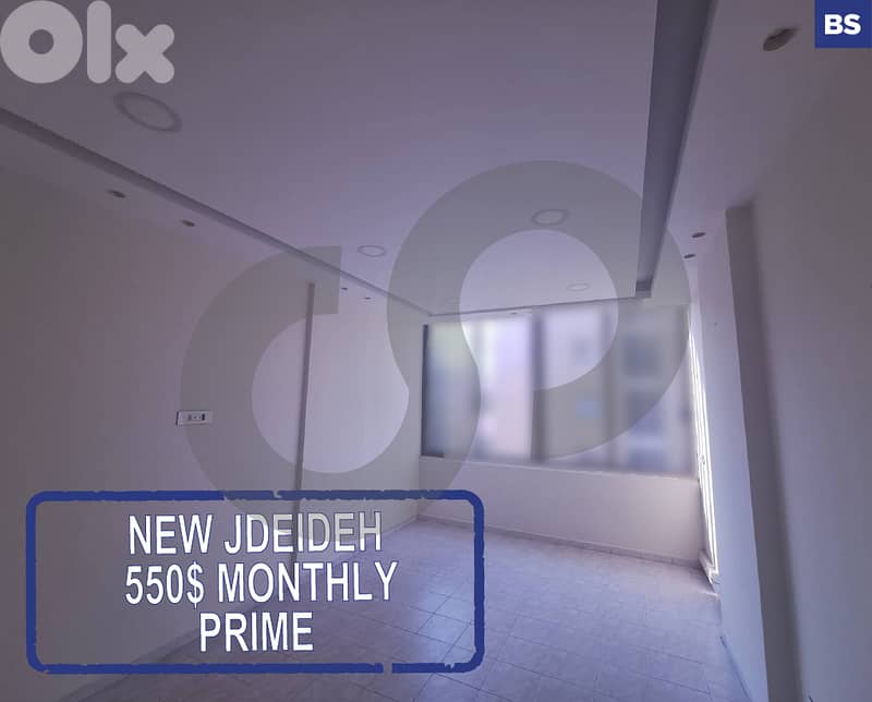 Clinic-Ready OFFICE for Rent – 90 sqm –New Jdeideh REF#BS124037 0